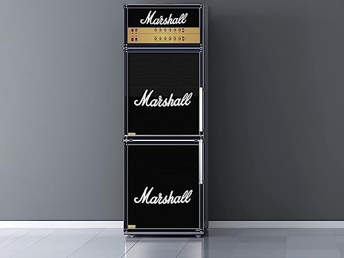 Oedim Marshall-Kühlschrank-Vinyl, Premium-Vinyl, 185 x 60 cm, robust und einfach anzuwenden, günstige und elegante Kühlschrankaufkleber, Vinyl-Kühlschrank