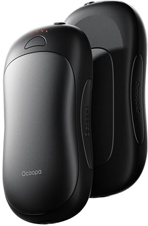 OCOOPA 10000mAh Hand Warmers Rechargeable, Double-sided Heating Magnetic USB Handwarmers, 4 Heat Levels Electric Heater, Max 58℃, Cold Winter Essentials for Golf, Hunting, Camping, Hiking, UT3 PRO