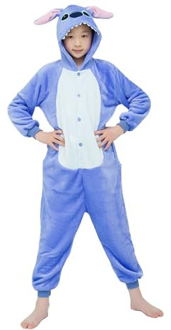 WDRHC Enfant Ensemble de Pyjama Licorne Grenouillère Animaux Romper Pajamas Kigurumi Onesie Cosplay Animal Combinaison Costume Vêtement de Nuit en Flanelles Soirée Noël Déguisement Fille Garçon