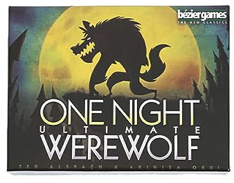 lopituwe Spielkarten, Haushaltsausgabe – Ergänzung zum Familienspielabend, One Night Werewolf Spielkarte, Pappbrett Spielspaßkarte