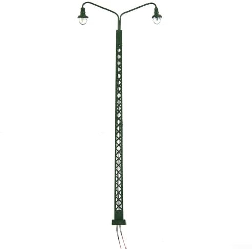für Modelleisenbahn-Lichter, 5 Stück, Modelleisenbahn-Lichter, Gittermastlicht, Spur H0, LED-Licht, Layout, Modelleisenbahnen und Zubehör