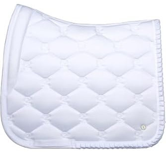 PS of Sweden 2023 Halskrause Dressur Sattel Pad 1110-055 - White Saddle Pad Size - Cob