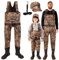 DaddyGoFish Neopren-Wathose Für Kinder Und Erwachsene, Bootfoot, Angeln Und Jagen Mit Tarnkappen Und Wathose-Aufhänger