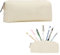Federmäppchen Klein in Cord Mäppchen Schwarz, Federmäppchen für Erwachsene Teenager Pencil Case mit Reißverschluss Kosmetik Organizer Etui Stifte