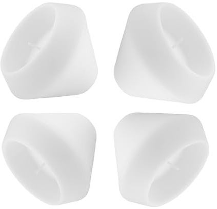 Fördelspaket 4 x XXL simljus för utomhusbruk | vit | 15 x 13 cm | trädgårdsdekoration | ljus sommar | bröllopsdekoration | festdekoration