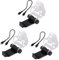 Gadpiparty 3pezzi Supporto Regolabile Per Smartphone Da Gioco Clip Per Controller Di Gioco Compatibile Con Gamepad Design Ergonomico e Resistente Nero