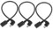 Veemoon Short Micro USB Cable Right Angle Micro USB 90 Degree Charger Lead USB Cable 3 Pack