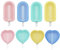 FANXIYA 6 Pack Molde Helado Silicona Reutilizable Moldes de Paleta Multicolor Popsicle Moldes Apilable Moldes para Polos sin BPA Moldes Paletas (4 Cuadrado+4 Amor)