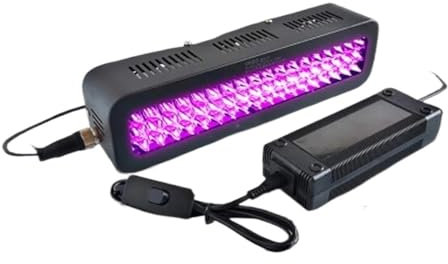 LED-Schwarzlicht 1080W 395nm 405nm Led UV Gel Aushärtung Lampe Ultraviolett Licht Aushärtung Öl Druckmaschine G-las Tinte Farbe Siebdruck 3D Drucker UV-Harz-Härtungslicht für 3D-Drucker(405nm)