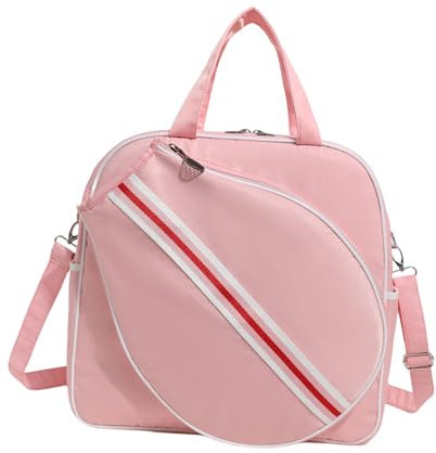 rockible Tennistasche, Tennistasche, Outdoor-Sporttasche, stilvolle Tennis-Handtasche, Sporttasche, Premium-Schläger-Tragetasche, Pink Style B