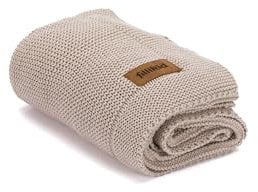 Fillikid Babydecke Strick 80x100 cm | Baby Erstausstattung Neugeborene | Kuscheldecke aus Baumwolle für Stubenwagen & Babybett | Atmungsaktiv & pflegeleicht | Ideal im Herbst & Winter