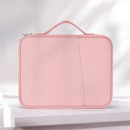 Sacoche pour tablette 2023, étui pour tablette 10-13 pouces, étui pour tablette compatible avec iPad Air 10,9 pouces pour iPad Pro 11 M2 pour iPad 10e, sac intérieur, rose, 12,4 12,9 13 pouces