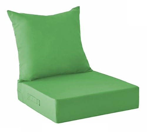 IJQXLA sitzpolster Bank 55 * 55 * 10cm für Terrassenmöbel, Sofa Couch Stuhl, Gartenstuhl Waschbar Abnehmbar mit Reißverschluss