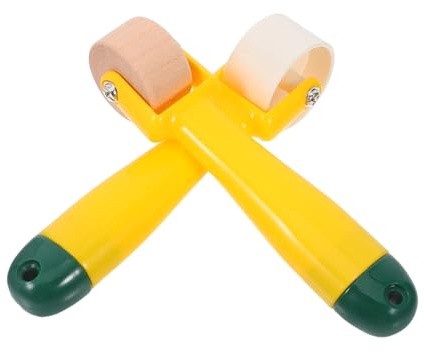 WOONEKY 2pcs Sewing Seam Rollers for Quilting and Wallpaper Portable Quilting Wheel Tools Seam Allowance Wheels