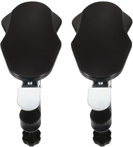 jojofuny 2pièces Support de Souris avec Repose-poignet Ergonomique pour Ordinateur Repose-bras Réglable pour Chaise de Bureau Support de Bras Pivotant sans Outils