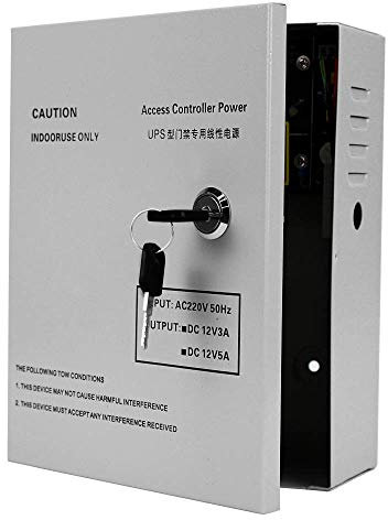 YAVIS DC12V 3A / 5A Sortie AC90V-260V boîte d'alimentation de contrôle d'accès pour Tous Les Types de verrou de Porte électrique avec Temps Delay-dyx 5A Access Control System