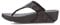 Fitflop Lulu Glitter Toe-Thongs, Sandali a Punta Aperta Donna, Nero Black Glitter 339, 38 EU