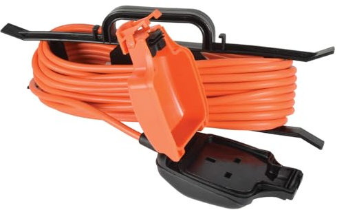 Mercury | Weatherproof Outdoor 1 Gang Extension Cable | 5 Metre