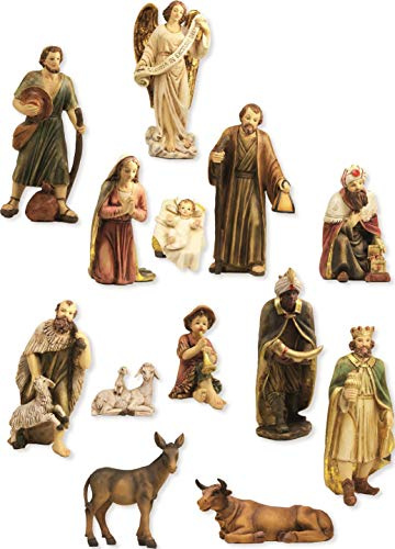 Dekop Krippenfigur Krippenset 13-TLG. Passen für 10cm Figuren (444444635284546)