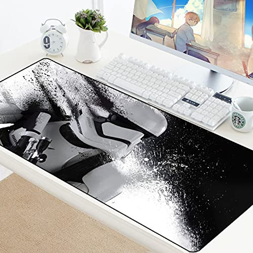 MWBLN Mouse Pad,90x40CM Large Gaming Keyboard Mouse Pad,Computer Gamer Tablet Desk Mousepad,With Edge Locking XL Office Play Mice Mats 900x400mm StarWars-063