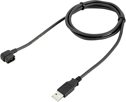 Shimano Unisex – Erwachsene Iewec300A USB-Ladekabel, Schwarz/Silber, Einheitsgröße