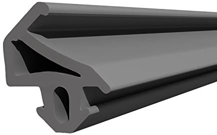 DQ-PP Fensterdichtung – Schwarz – 15 m – S-1155 – Für PLUS-TEC PVC Fenster – Gummidichtug Dichtband – Kunststofffensterdichtungen – Profildichtung Türdichtung