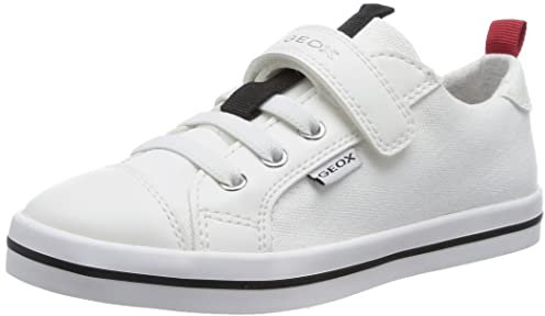 Geox Jungen Mädchen JR CIAK Girl Sneaker, White, 24 EU