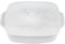 Le Creuset Cocotte carrée recouverte de céramique Tour Eiffel Blanc 22,9 cm