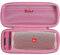 HERMIT SHELL Hermitshell Hard Travel Case for JBL Charge 5 - Portable Bluetooth Speaker (Pink)