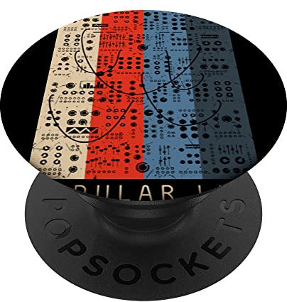Modular Life DJ Pult Audio Musik Synth Nerd Synthesizer PopSockets mit austauschbarem PopGrip
