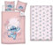 Aymax Parure de Lit Stitch 3 Pièces Rose, 100% Coton, Housse de Couette 140x200 cm + Taie d'oreiller 65x65 cm et Drap-Housse 90x200 cm
