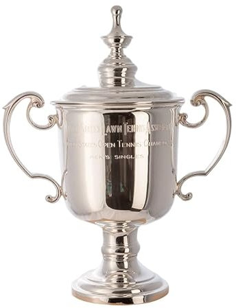 MCBEAN US Open Tennis Trophy Replik - Grand Slam Trophäen aus Harz für Tennisfans, Perfekt für Sammlungen, Club-Präsentationen, Bürothemen und Geschenke