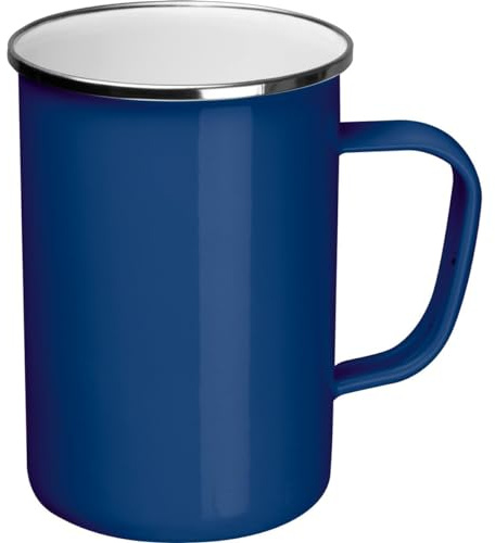 Emaille Tasse / Füllvermögen: 550ml / Farbe: blau