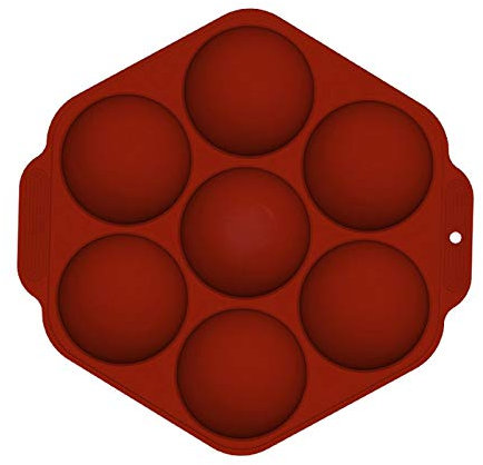 Große halbrunde Silikon-Kuchenform -Schokoladen-Plätzchen-Backform-Pfanne Raupe Nimmersatt Stoff (Brown, One Size)