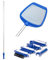 The Secret Home - Kit para Limpieza y Mantenimiento de Piscina (Pértiga Extensible de Aluminio/Recoge Hojas 54x43/Aspiradora Flexible)