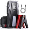 Booster Avviamento Auto 4000A 21800mAh Avviatore Emergenza per Auto, Starter Batteria Auto Portatile con Cavi Batteria Auto Estesi, Fino a 8.5L Gas o 8.0L Diesel, Display LCD, Ricarica USB