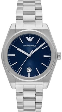 Emporio Armani Orologio Analogico al Quarzo Uomo con Cinturino in Acciaio Inossidabile AR11620