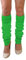 NuJake Leg Warmers In Assorted Colours 1980s Luxurious Girls Cosplay Legwarmer (Green)