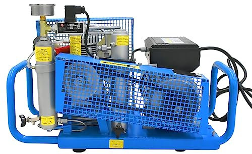 TUDIVING-4500Psi Diving Compressor | Pcp Air Compressor | Auto-Stop | 100L/min | High Pressure Compressor | for Diving/PCP Rifle/Paintball Air Gun