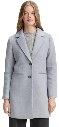 TOM TAILOR Denim Damen Slim Fit Wollmantel