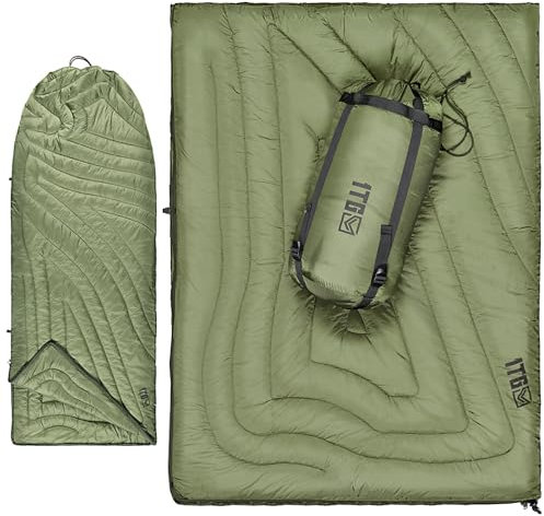 1TG Tactical Couverture Camping Légère d’Été, Respirante, pour Randonnée, Voyage, Pêche, Plage et Festivals (Lavable Machine)