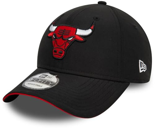 New Era Baseball Cap Microfibre 9Forty Chicago Bulls Black Red