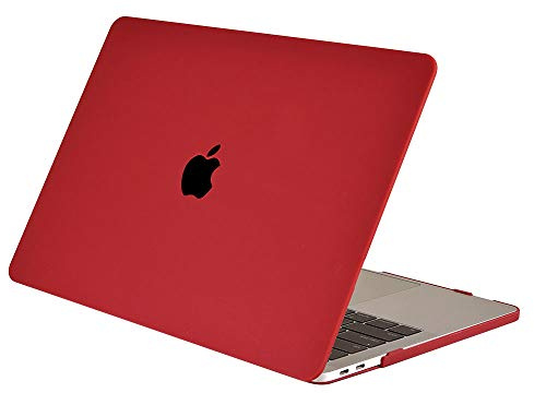 HLAAJJX Laptop Case Compatible with New Macbook Air 15 inch 2024 2023 M3 A3114 M2 A2941 with Liquid Retina Display and Touch ID, Plastic Laptop Hard Shell Protective Case,Burgundy Matte