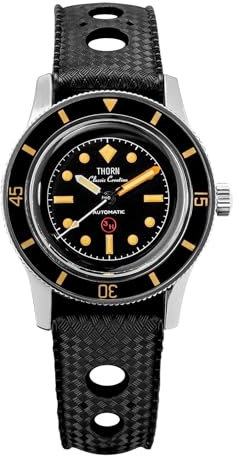 TACTICAL FROG Thorn T008 Titangehäuse PT5000 Uhrwerk, Saphir, Leuchtend, 38 MM, Automatische Mechanische Taucheruhren, 20 ATM Wasserdicht