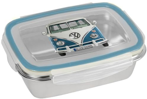 GEDA LABELS Brotdose VW Classic blau 850ml Edelstahl