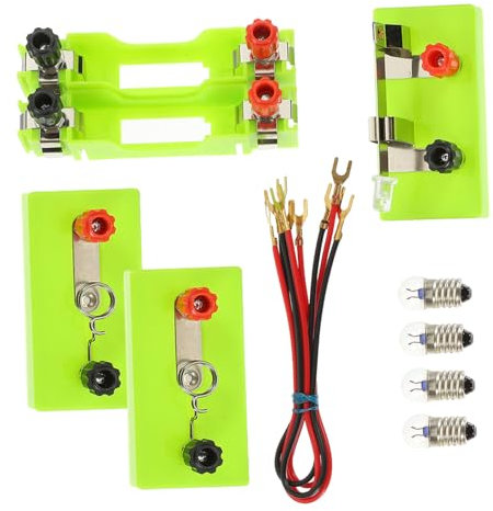 BESTonZON Einzigartiger Batteriehalter Für Physikexperimente Lernhilfe Für Junior-schüler Kompakte Schaltkreisbox Für Den Schulgebrauch