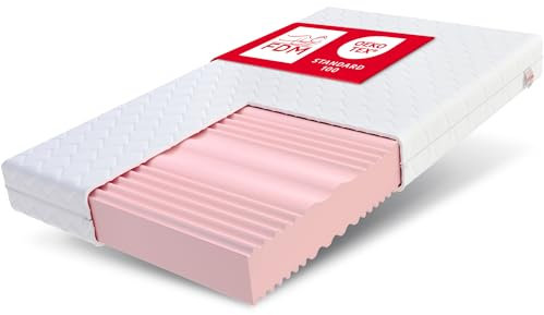 FDM Matratze 160x200 cm Härtegrad H3 H4 Höhe 20 cm Kaltschaummatratze Doppelseitige Rollmatratze HR-Schaum 7 Komfortzonen mit Hypoallergenem Waschbarem Premium-Bezug Oeko-Tex Comfort Duo MAX Double