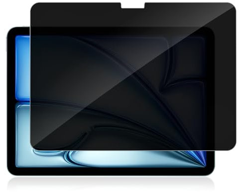 HeeYeal Privacy Pellicola Protettiva Compatibile con iPad Air 13 Pollici M2/M3 (2024/2025), [1 Pezzi] PET Anti-Spy Protezione Schermo per iPad Air 13″ M2/M3 (2024/2025)