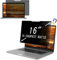 NicMool 16 Inch Magnetic Computer Privacy Screen Filter for 16:10 Widescreen Display, Removable Anti Glare Blue Light Scratch Protector Film, Frameless Monitor, Laptop Screen Filter for (16 16:10)