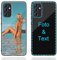 MXCUSTOM Personalisierte Handyhülle für Samsung Galaxy A54 5G, Benutzerdefiniert Kratzfest Gehärtetes Glas Weicher Stoßfänger Hülle mit Eigenem Foto Bild Text Individuelle Schutzhülle(GHS-BK-P1A)